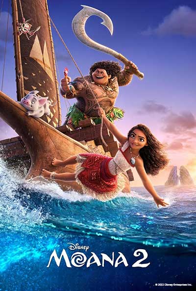 Disney's Moana 2 movie poster