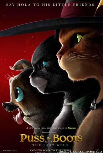 Puss in Boots: The Last Wish movie poster