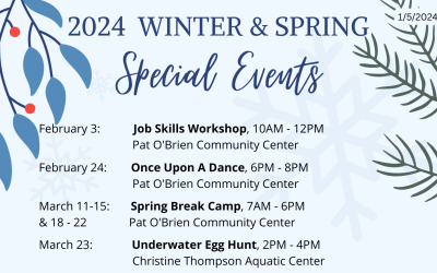 Winter & Spring Special Events